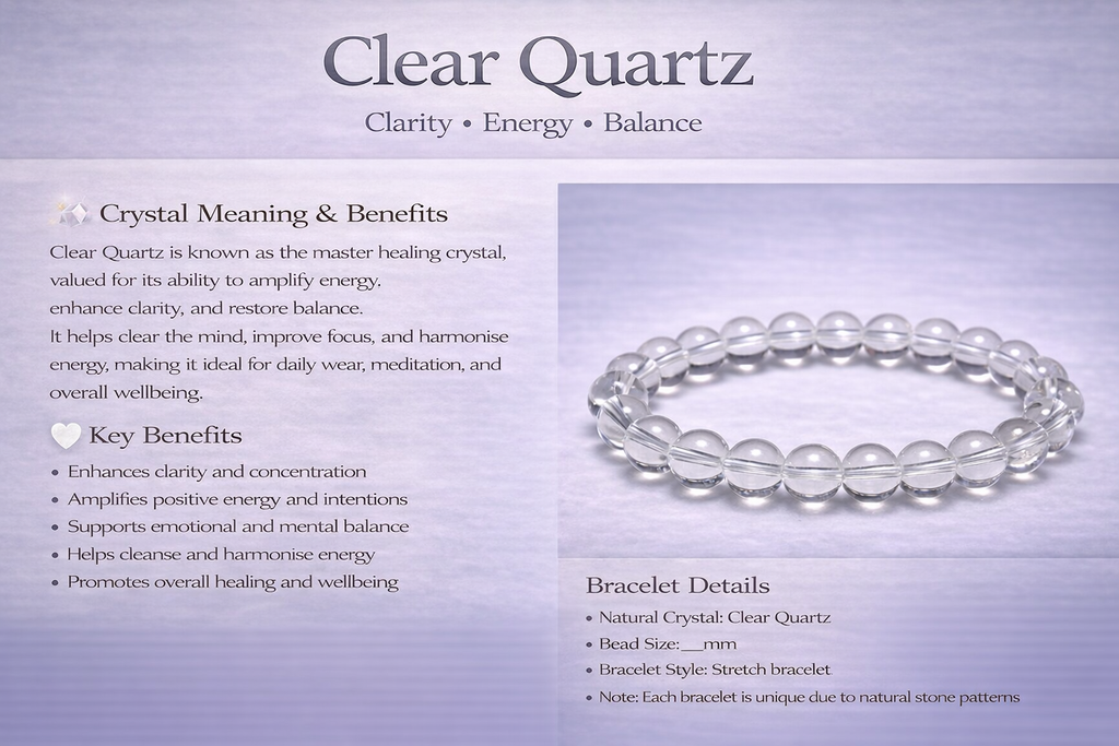 Clear Quartz Bracelet