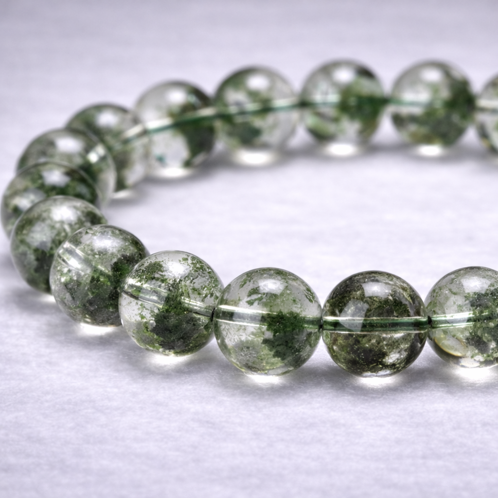Green Phantom Quartz Bracelet